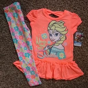 Frozen Elsa Girls Outfit